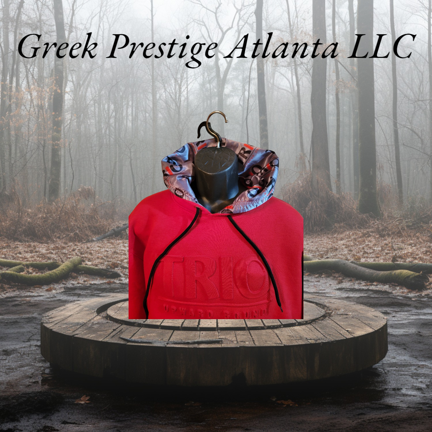 Red TRIO Fleece Hoodie